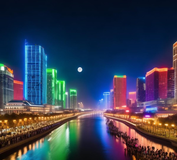 天府新区夜色璀璨，探秘天府新区夜景胜地,天府新区夜色璀璨，探秘天府新区夜景胜地,历史,景点,体验,第1张