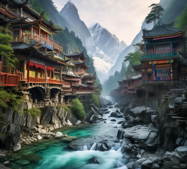 冰峪沟，自然与人文的奇妙交汇之地,冰峪沟，自然与人文的奇妙交汇之地,历史,景点,风光,第1张
