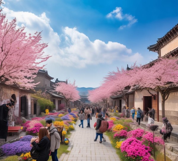 探寻榆林古城春日新玩法，春意盎然的旅游攻略,探寻榆林古城春日新玩法，春意盎然的旅游攻略,历史,美食,风光,第1张