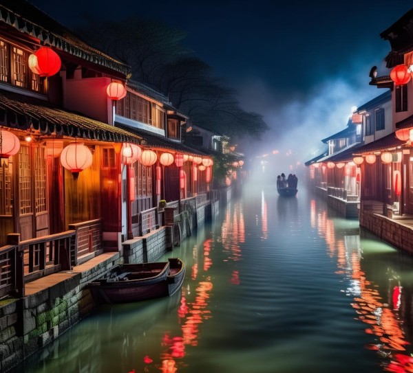 夜游朱家角，感受江南水乡的夜色魅力,夜游朱家角，感受江南水乡的夜色魅力,历史,风情,美食,第1张