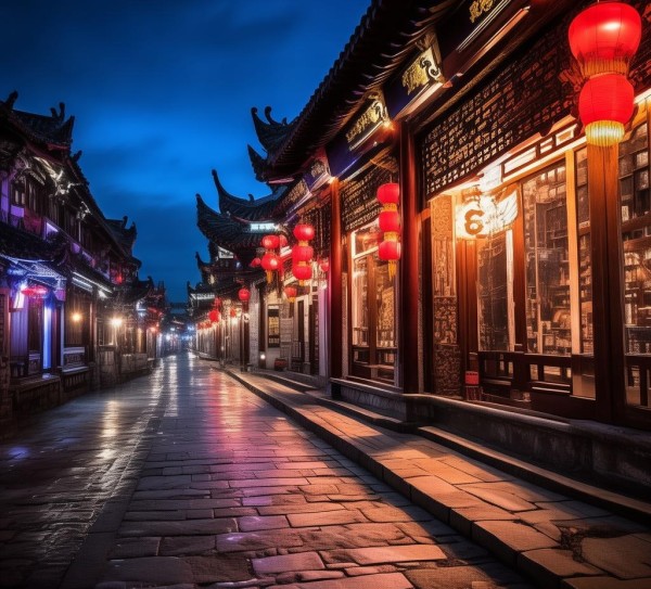夜幕下的正安，揭秘城市的璀璨魅力,夜幕下的正安，揭秘城市的璀璨魅力,历史,景点,风情,第1张
