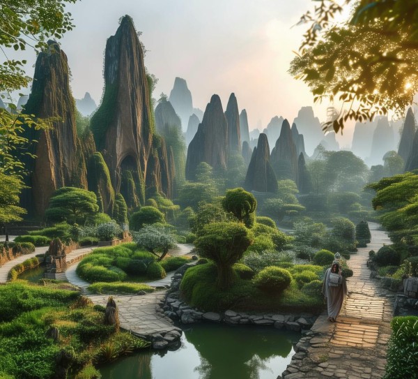 邯郸古韵探幽，揭秘假山之美,邯郸古韵探幽，揭秘假山之美,历史,景点,风光,第1张