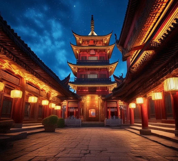 西安古韵之旅，揭秘楼阁秘境,西安古韵之旅，揭秘楼阁秘境,历史,景点,风情,第1张
