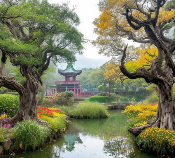 禹州公园，自然与历史交辉的美丽画卷巡礼,禹州公园，自然与历史交辉的美丽画卷巡礼,历史,景点,风光,第1张