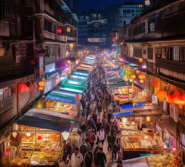 武清夜市探秘，热闹摊位中的城市风情,武清夜市探秘，热闹摊位中的城市风情,历史,美食,风光,第1张