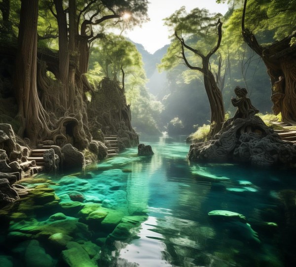 探秘青龙潭，自然奇观与人文景点的神秘之旅,探秘青龙潭，自然奇观与人文景点的神秘之旅,历史,景点,风情,第1张
