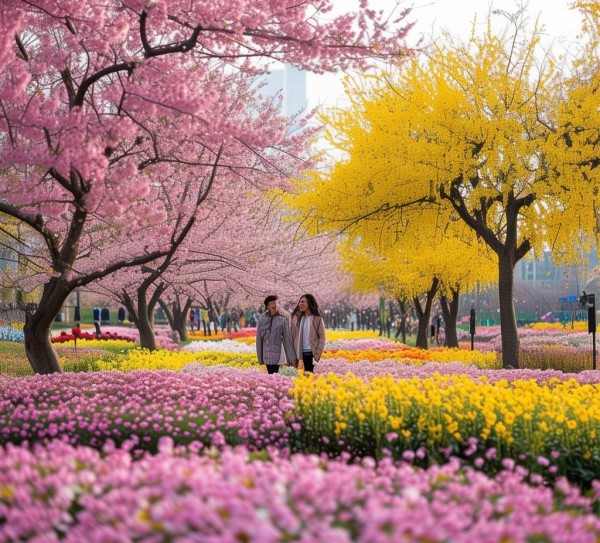 淄博春花盛宴，探秘花海，尽享春日浪漫之旅,淄博春花盛宴，探秘花海，尽享春日浪漫之旅,历史,景点,风光,第1张