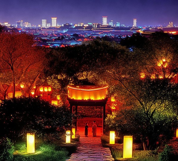 西安夜色璀璨，探秘繁华中的浪漫之地,西安夜色璀璨，探秘繁华中的浪漫之地,历史,美食,体验,第1张