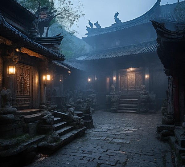 月山寺，古刹之魅，穿越千年的宁静秘境,月山寺，古刹之魅，穿越千年的宁静秘境,历史,风光,自然,第1张