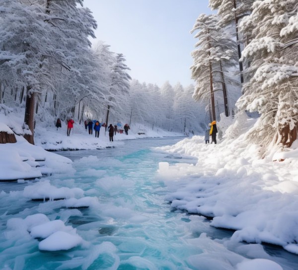 河北平山冬季冰雪奇缘，平山冰雪盛宴之旅,河北平山冬季冰雪奇缘，平山冰雪盛宴之旅,美食,风光,自然,第1张