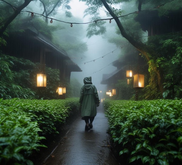 雨中茶山漫步，揭秘隐秘的自然人文景观,雨中茶山漫步，揭秘隐秘的自然人文景观,历史,美食,自然,第1张