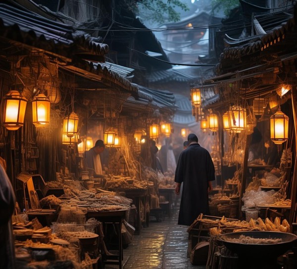 古韵夜游，探秘不可错过的古风夜市宝藏,古韵夜游，探秘不可错过的古风夜市宝藏,历史,风情,美食,第1张