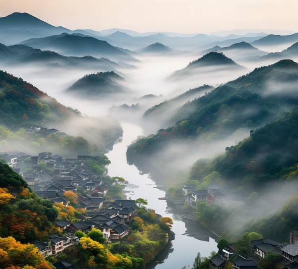 皖南山水画卷，安徽自然风光探秘之旅,皖南山水画卷，安徽自然风光探秘之旅,历史,景点,风光,第1张