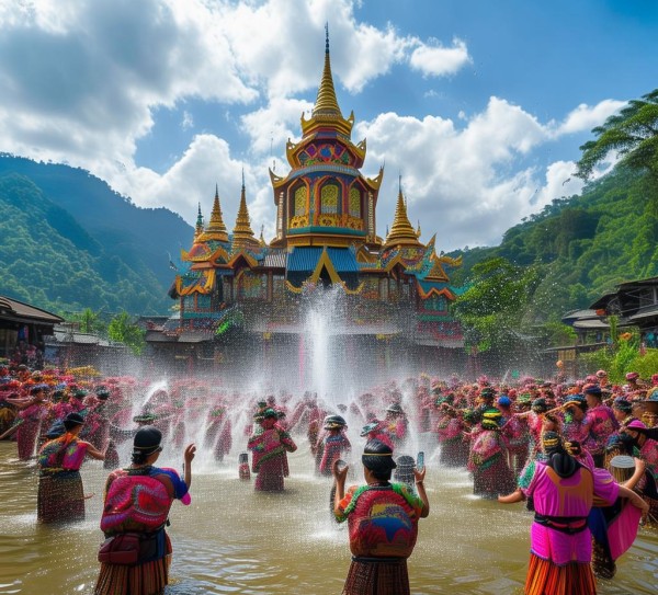 傣族泼水狂欢胜地，景洪深度体验傣族风情,傣族泼水狂欢胜地，景洪深度体验傣族风情,景点,风情,美食,第1张