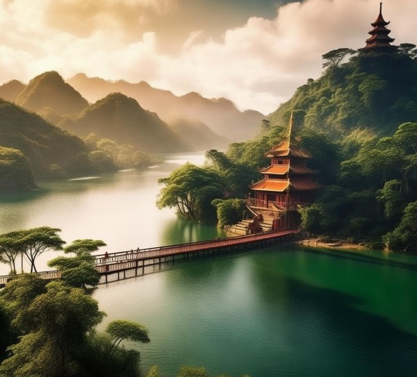 反湾湖，自然与人文交融的秘境之旅,反湾湖，自然与人文交融的秘境之旅,历史,景点,风光,第1张