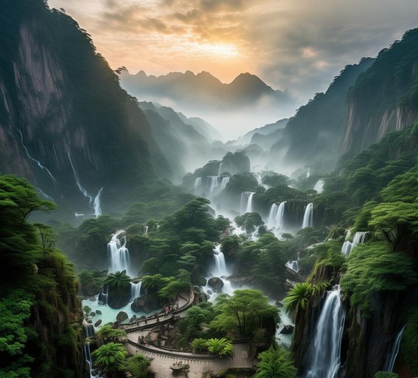 九洞天，乐山秘境探幽，绝美风光宝藏之地揭秘,九洞天，乐山秘境探幽，绝美风光宝藏之地揭秘,历史,景点,风情,第1张