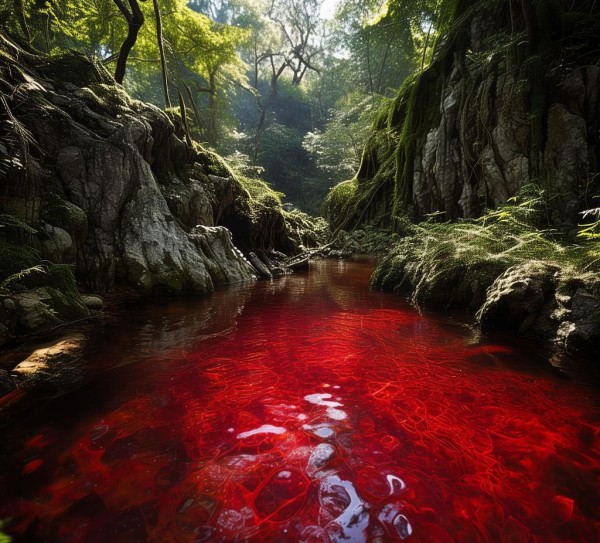 红色水潭，红色之旅中的神秘宝藏,红色水潭，红色之旅中的神秘宝藏,历史,景点,自然,第1张