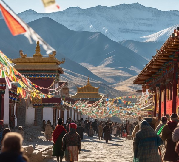 桑耶寺周边探秘，揭秘神秘之美之旅,桑耶寺周边探秘，揭秘神秘之美之旅,历史,美食,风光,第1张
