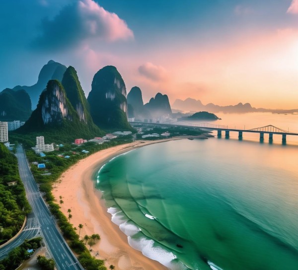 岘港，海滨明珠五大绝美景点揭秘,岘港，海滨明珠五大绝美景点揭秘,历史,景点,风光,第1张