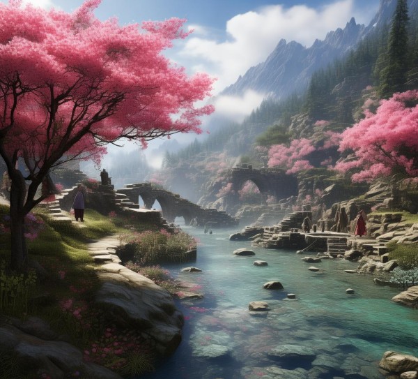 山东仙境桃花峪，探秘淄川秘境之旅,山东仙境桃花峪，探秘淄川秘境之旅,历史,景点,风情,第1张
