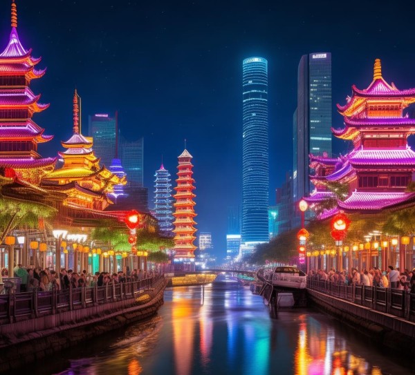 焦作璀璨夜景指南，夜游焦作，尽享美景,焦作璀璨夜景指南，夜游焦作，尽享美景,历史,景点,美食,第1张