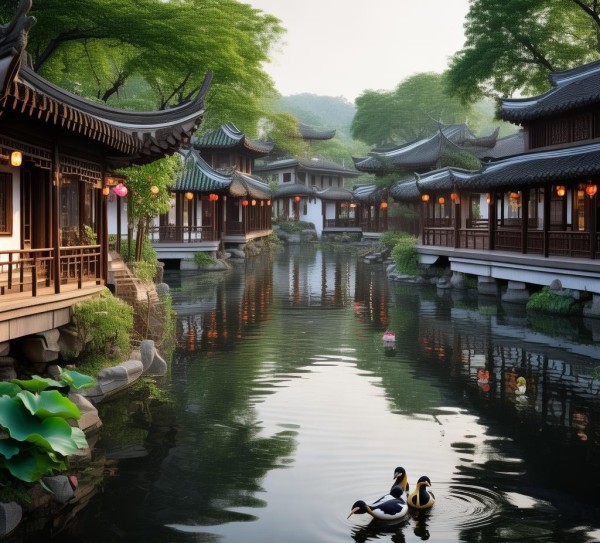 泰州水上公园，探寻江南水乡魅力之旅,泰州水上公园，探寻江南水乡魅力之旅,景点,风情,美食,第1张