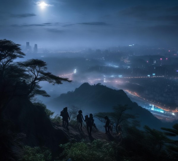 夜探岳麓山，长沙新地标之谜揭晓,夜探岳麓山，长沙新地标之谜揭晓,历史,风情,美食,第1张