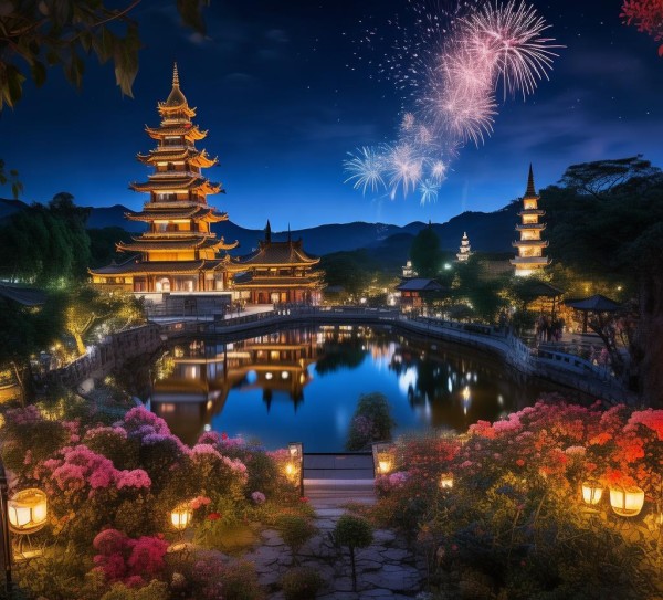 中原夜游探秘，璀璨夜景下的五大绝美打卡地,中原夜游探秘，璀璨夜景下的五大绝美打卡地,历史,景点,风情,第1张