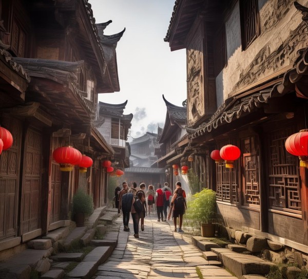 新宁白沙古镇，探寻古镇独特魅力之旅,新宁白沙古镇，探寻古镇独特魅力之旅,历史,景点,风情,第1张