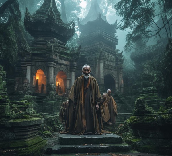 探寻神秘古刹，和尚群像背后的传奇故事,探寻神秘古刹，和尚群像背后的传奇故事,历史,景点,风光,第1张