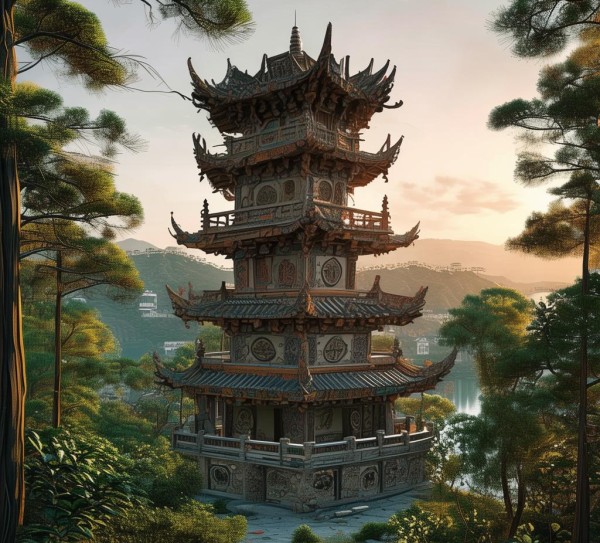 青秀山之塔，揭秘南宁神秘景点的历史韵味,青秀山之塔，揭秘南宁神秘景点的历史韵味,历史,景点,风光,第1张