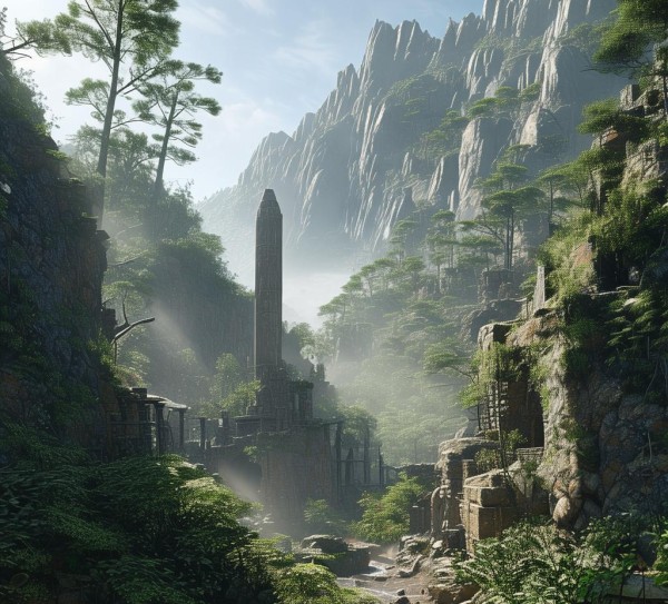 洛城神秘山脉，古都秘境之旅,洛城神秘山脉，古都秘境之旅,历史,景点,风光,第1张
