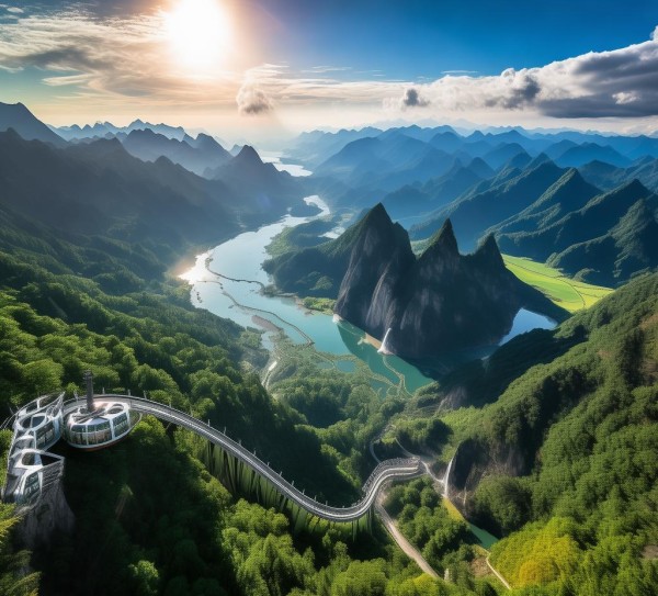 中国最美爬山索道之旅，发现令人陶醉的绝美风光,中国最美爬山索道之旅，发现令人陶醉的绝美风光,景点,风光,自然,第1张