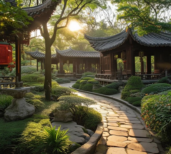 正定园博园，古典园林探秘之旅,正定园博园，古典园林探秘之旅,景点,风情,风光,第1张