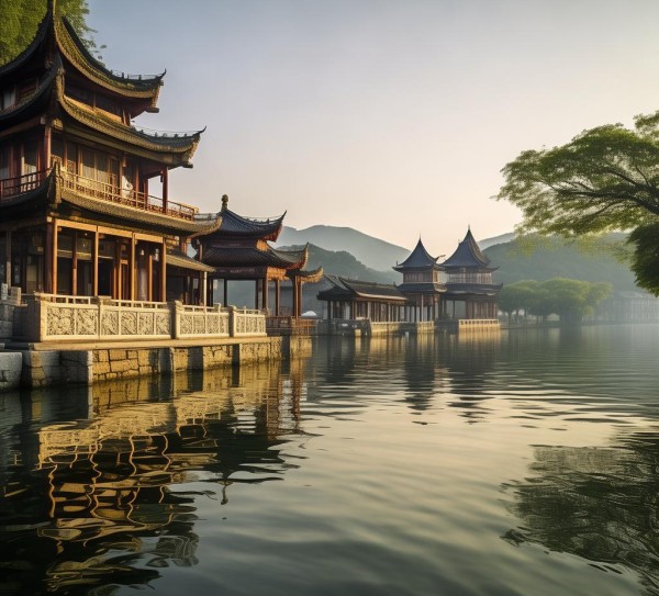 湘湖漫步，历史与现代的湖光山色交融之旅,湘湖漫步，历史与现代的湖光山色交融之旅,历史,景点,风情,第1张