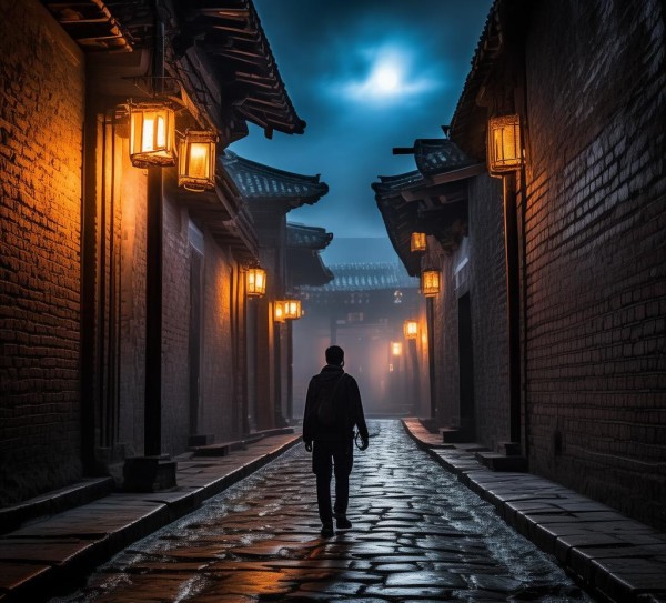 洪洞古城夜探，揭秘古城晚间魅力盘点,洪洞古城夜探，揭秘古城晚间魅力盘点,历史,景点,美食,第1张