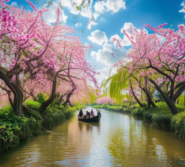 南宁春江水乡，春日探幽，绝美水乡之旅,南宁春江水乡，春日探幽，绝美水乡之旅,历史,景点,风光,第1张