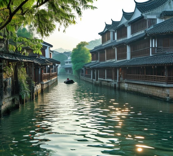 水乡探秘，水锦之旅，领略中国水乡风情,水乡探秘，水锦之旅，领略中国水乡风情,历史,景点,自然,第1张