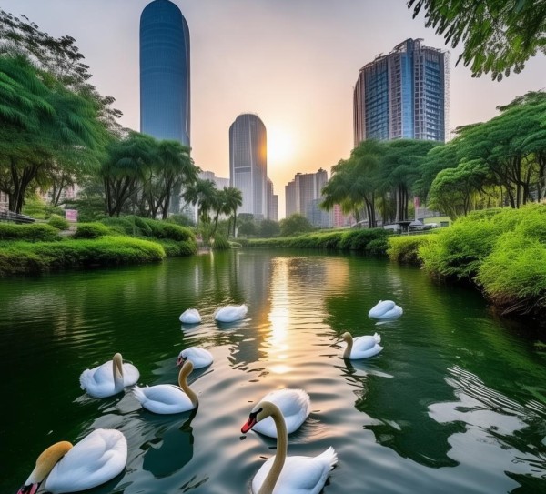 海珠绿洲，广州繁华中的生态魅力探索,海珠绿洲，广州繁华中的生态魅力探索,景点,美食,风光,第1张