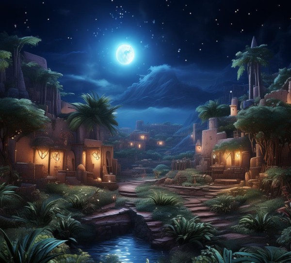 南疆夜幕下的璀璨秘境，探寻夜晚好去处,南疆夜幕下的璀璨秘境，探寻夜晚好去处,景点,风情,美食,第1张