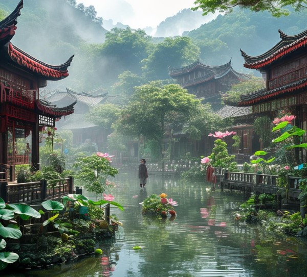 岭南水乡绝美画卷，揭梅畔风情探秘,岭南水乡绝美画卷，揭梅畔风情探秘,历史,景点,风情,第1张