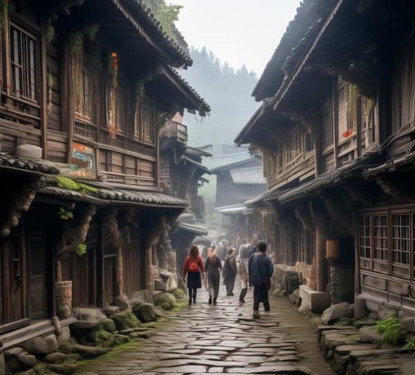 仲马古村探秘，古韵遗风中的独特魅力之旅,仲马古村探秘，古韵遗风中的独特魅力之旅,历史,景点,风情,第1张