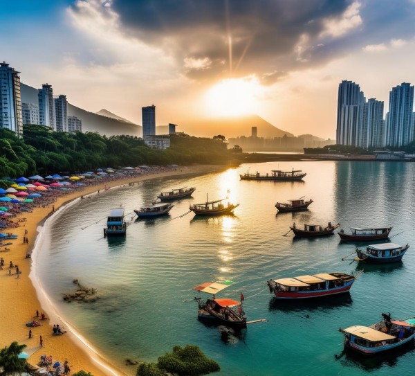 大鹏湾风情，深圳海滨休闲胜地的绝美探秘之旅,大鹏湾风情，深圳海滨休闲胜地的绝美探秘之旅,历史,景点,风情,第1张