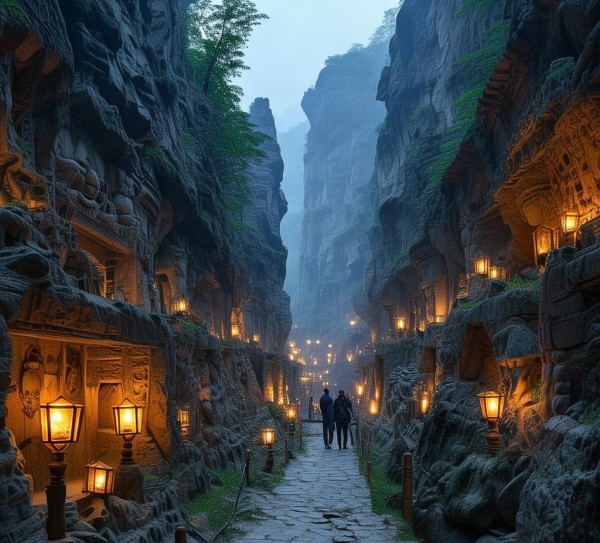 渐江石窟探秘，一场绝美石窟之旅,渐江石窟探秘，一场绝美石窟之旅,历史,景点,风光,第1张