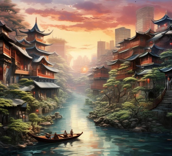 河泽画卷，探寻城市魅力秘境,河泽画卷，探寻城市魅力秘境,历史,景点,美食,第1张