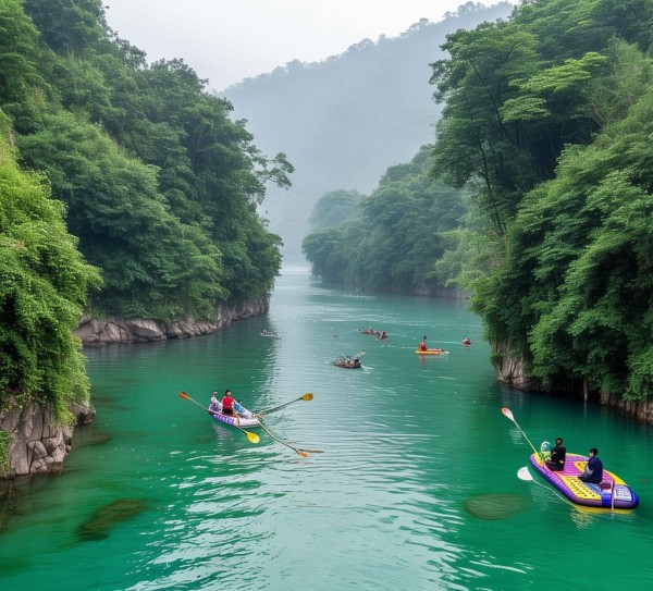 湖北水上仙境，探寻心旷神怡的漂流秘境,湖北水上仙境，探寻心旷神怡的漂流秘境,历史,景点,风情,第1张