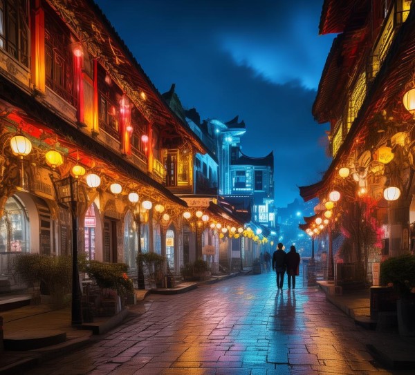 夜幕下的中山，古城璀璨夜景与浪漫风情之旅,夜幕下的中山，古城璀璨夜景与浪漫风情之旅,历史,风情,美食,第1张