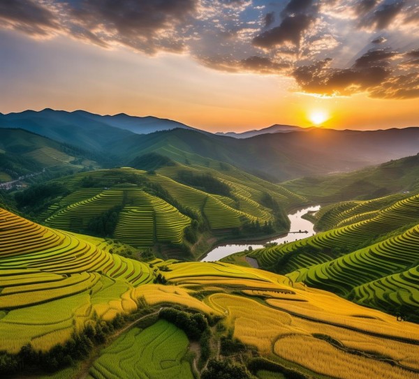 宁夏梯田美景探秘，梯田风光的魅力之旅,宁夏梯田美景探秘，梯田风光的魅力之旅,历史,景点,风情,第1张